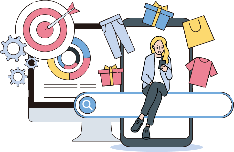 EC販売のイラスト