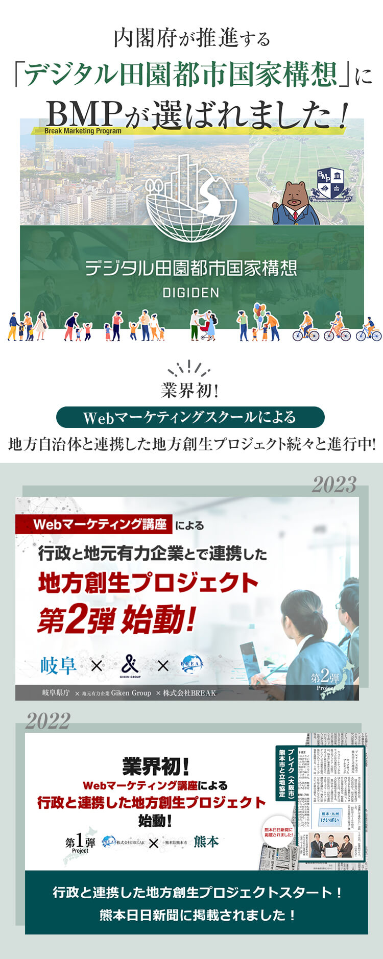 行政と連携した新プロジェクト 熊本日日新聞