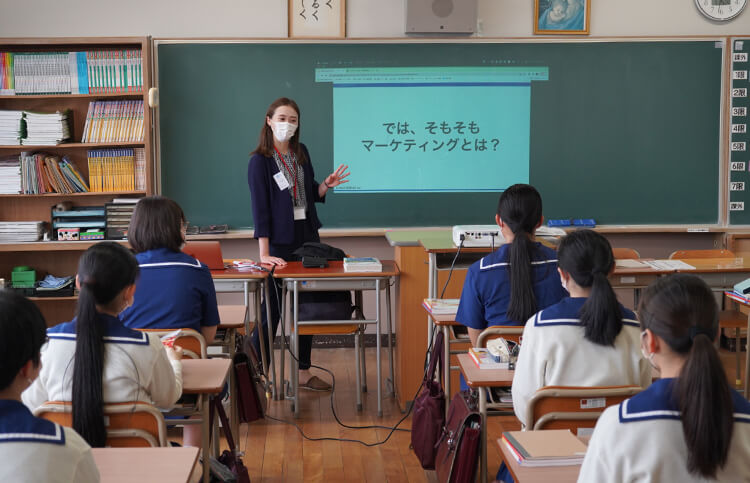 熊本県の地元高校 マーケティング授業